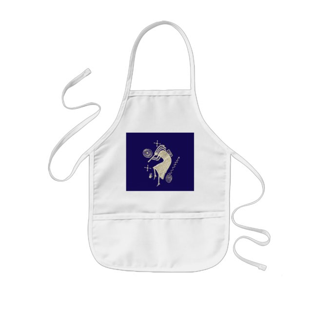 Kokpelli Kid's Apron Bib (Front)
