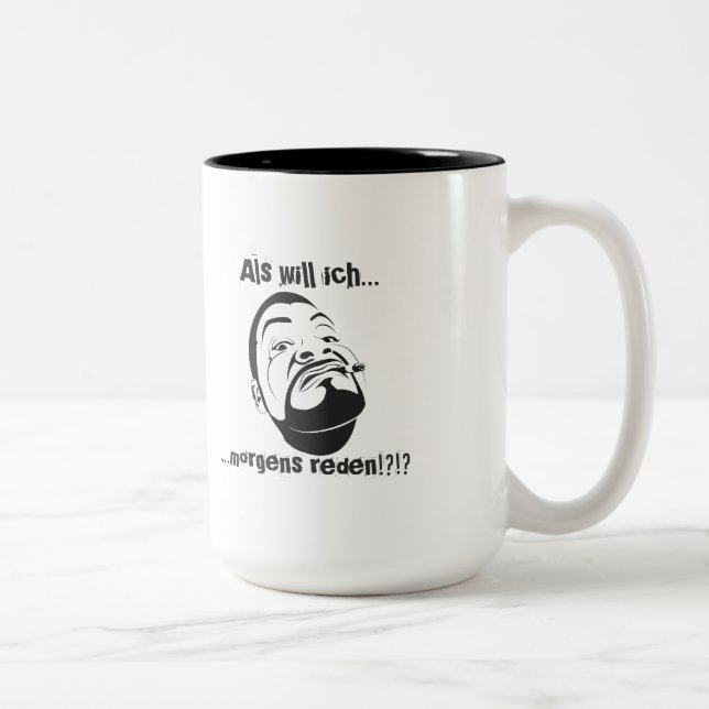 Koksmann am Morgen Two-Tone Coffee Mug (Right)