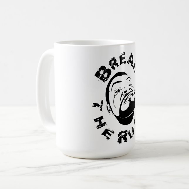 Koksmann Break the Rules Coffee Mug (Front Left)