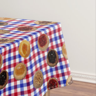 Kolaches sur la nappe Tchèque Checks