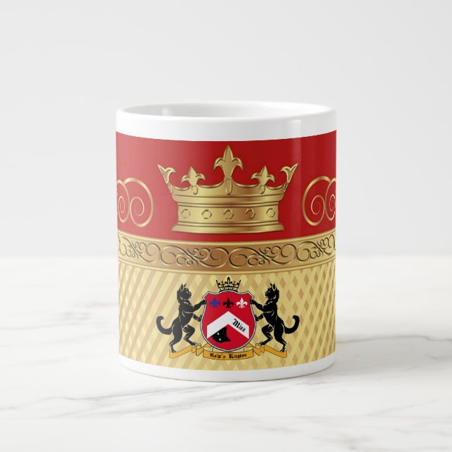 Kolja's Kingdom Royal Jumbo Mug! Large Coffee Mug (Front)