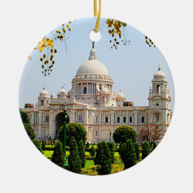 Kolkata India Christmas Ornament (Front)