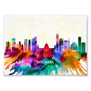 Kolkata Skyline Photo Print