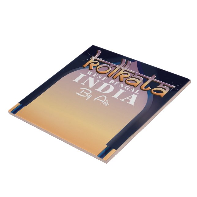 Kolkata - West Bengal India vacation poster Tile (Side)