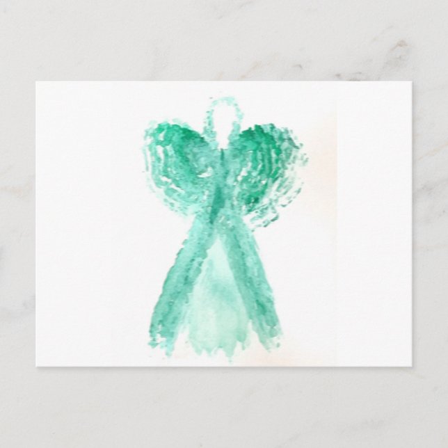 Kolleen's Teal Angel 2 Postcard (Front)