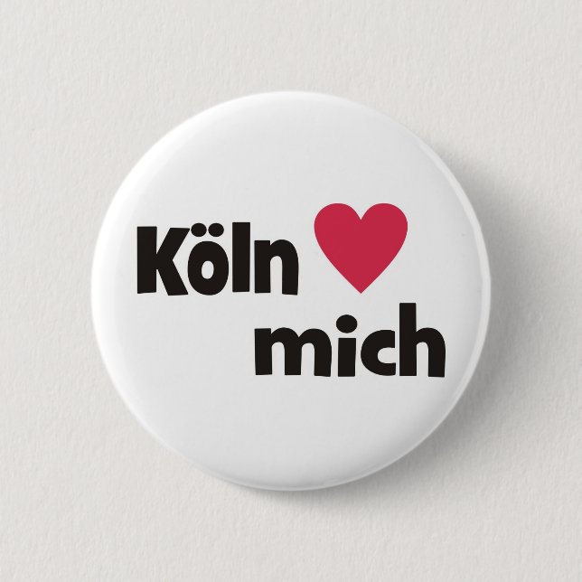 Köln 2 Inch Round Button (Front)