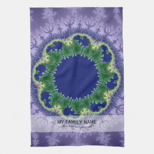 Kolo fractal art kitchen towel