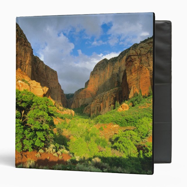 Kolob Canyon at Zion Canyon in Zion National Binder (Front/Inside)
