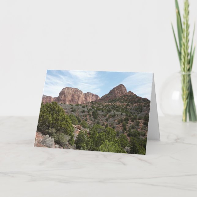 Kolob Canyons at Zion National Park Card (Front)