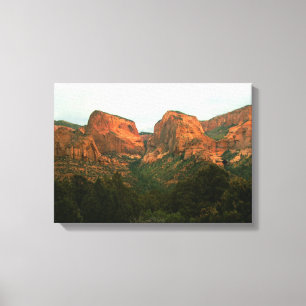 Kolob Canyons on Canvas Print