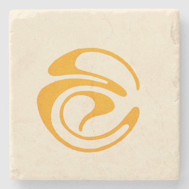 Koloman Moser Abstract Art Stone Coaster (Front)