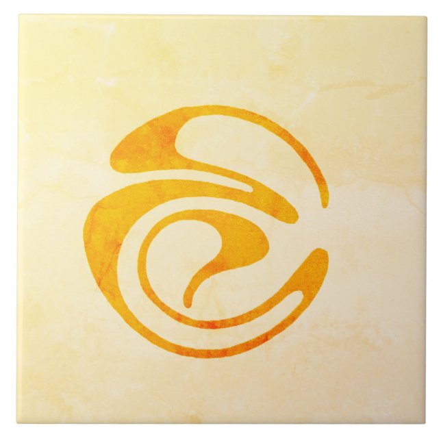 Koloman Moser Abstract Art Tile (Front)