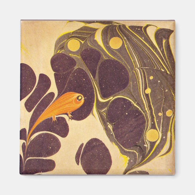 Koloman Moser artwork,  Fish Magnet (Front)