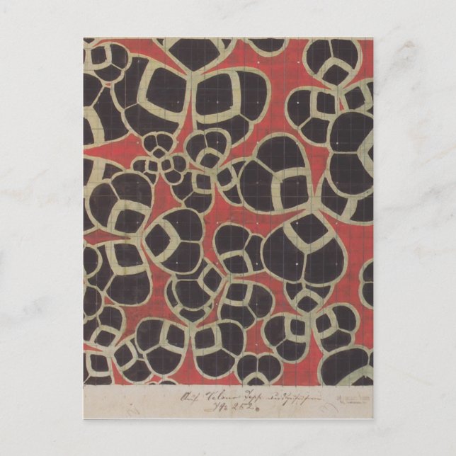 Koloman Moser- Backhausen Interior Texiles Postcard (Front)