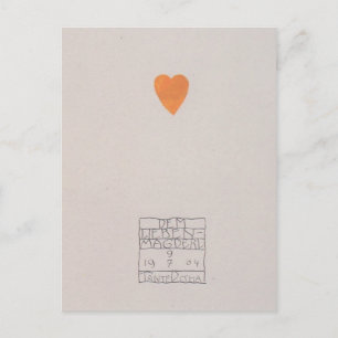 Koloman Moser-Picture book for the niece of Ditha Postcard