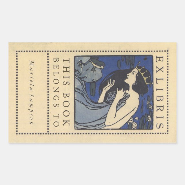 Koloman Moser Princesse et Étiquettes de livre de  (Devant)