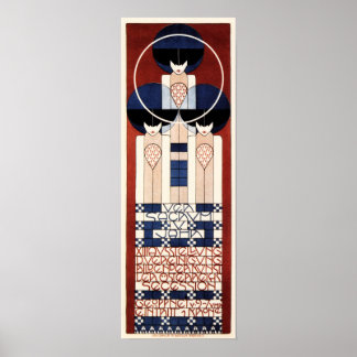 KOLOMAN MOSER V Sacrum V Jahr Vienna Secession Poster