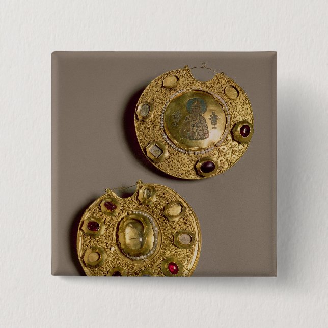 Kolt Medallion', Ryazan 2 Inch Square Button (Front)