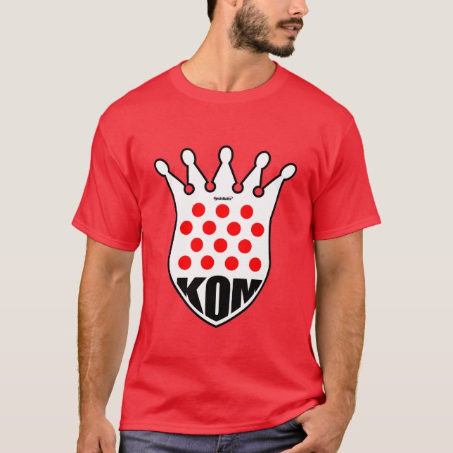 KOM King of the Mountain T-Shirt (Front)