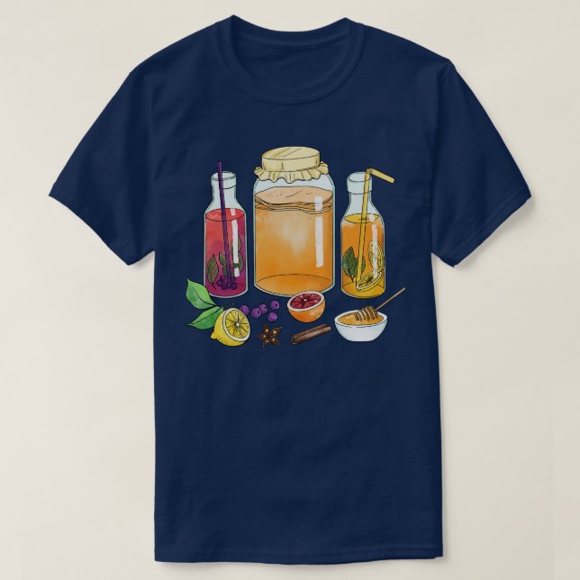 Kombucha Tea T-Shirt (Design Front)