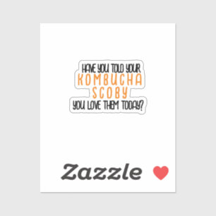 KombuchaScobyLove-Vinyl Sticker