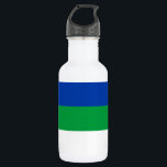 Komi Republic Flag 532 Ml Water Bottle<br><div class="desc">Patriotic flag of Komi Republic.</div>