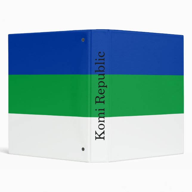 Komi Republic Flag Binder (Background)