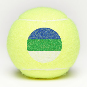Komi Republic Flag Tennis Balls