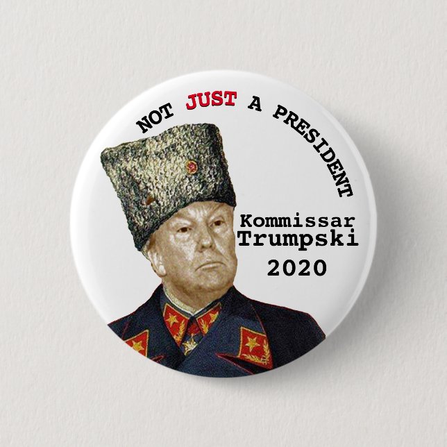 Kommissar Trumpski 2 Inch Round Button (Front)