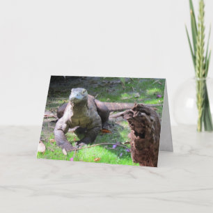 Komodo Dragon (0606) - Greeting Card