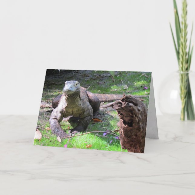 Komodo Dragon (0606) - Greeting Card (Front)
