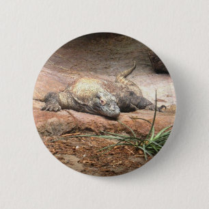 Komodo Dragon 2 Inch Round Button