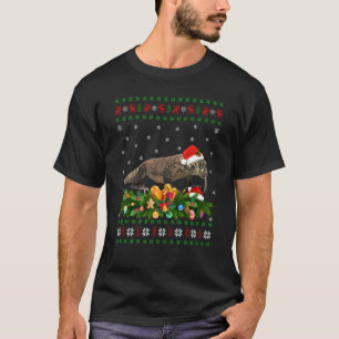 Komodo Dragon Animal Lover Ugly Komodo Dragon Chri T-Shirt