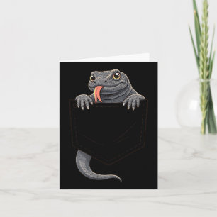 Komodo Dragon Costume Reptile Lizard Halloween Men Card