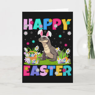 Komodo Dragon Easter Egg Hunt Bunny Ear Komodo Dra Card