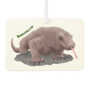 Komodo dragon illustration  air freshener