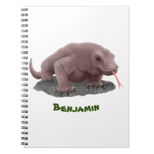 Komodo dragon illustration notebook
