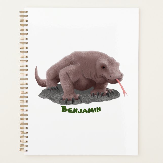 Komodo dragon illustration planner (Front)