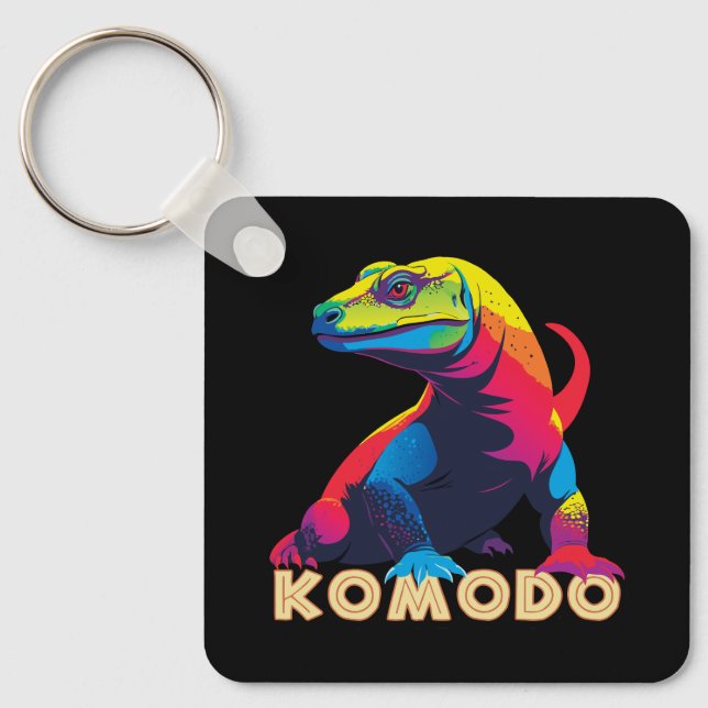 Komodo Dragon Keychain (Front)