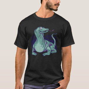 Komodo Dragon Lizard Vacation Traveller Animal Re T-Shirt