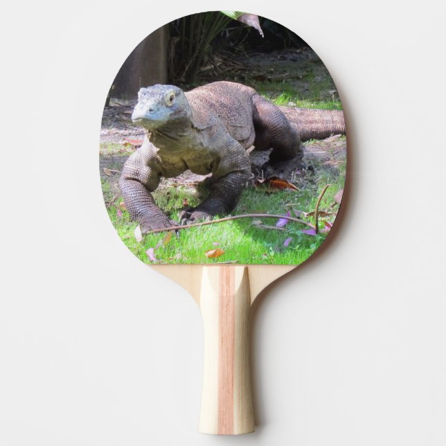 Komodo Dragon Ping Pong Paddle (Front)