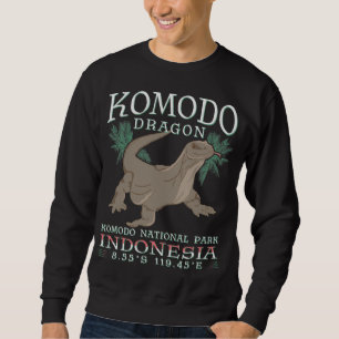 KOMODO DRAGON - THE LARGEST LIZARD. SWEATSHIRT