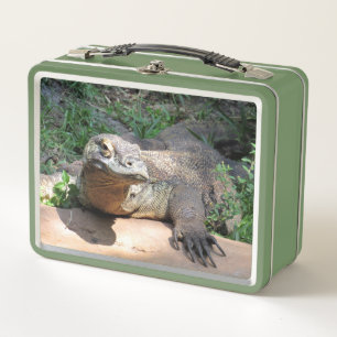 Komodo Dragon -Wild Animal Metal Lunch Box