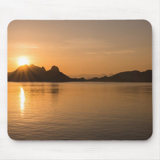 Komodo Island At Sunset Mouse Pad (Front)