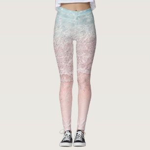 Komodo National Park: Pink Splash Beach Leggings
