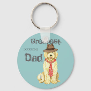 Komondor Dad Keychain