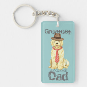 Komondor Dad Keychain