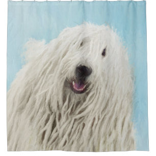 Komondor Painting - Cute Original Dog Art