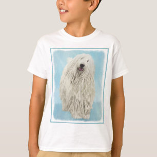 Komondor Painting - Cute Original Dog Art T-Shirt