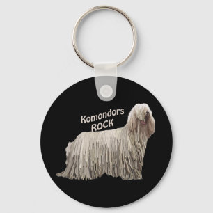 Komondors Rock Keychain